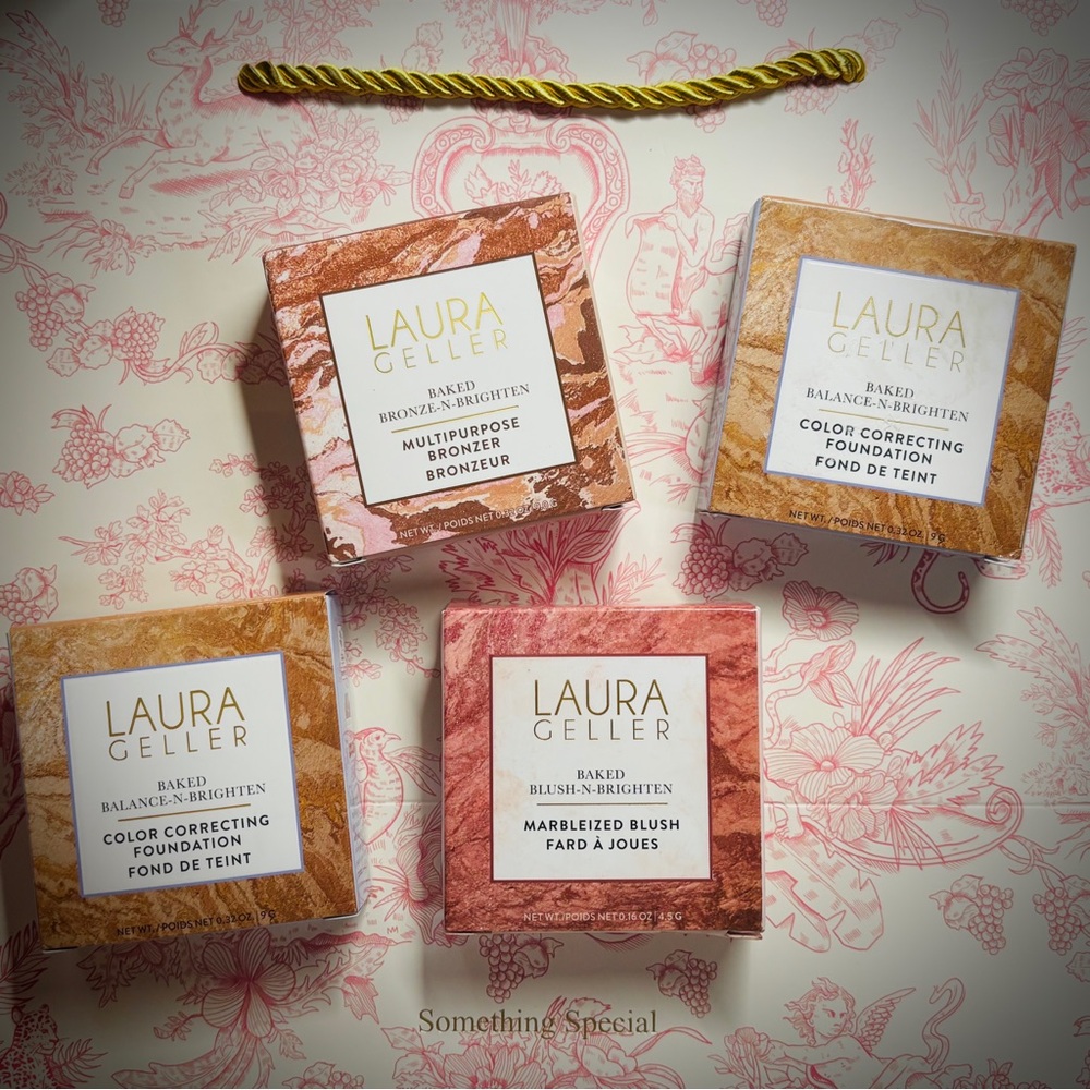 Laura Geller Baked Makeup - Foundation, Blush, Bronzer